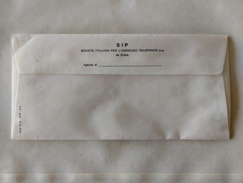 Busta lettera sip anni 70 - lettera,