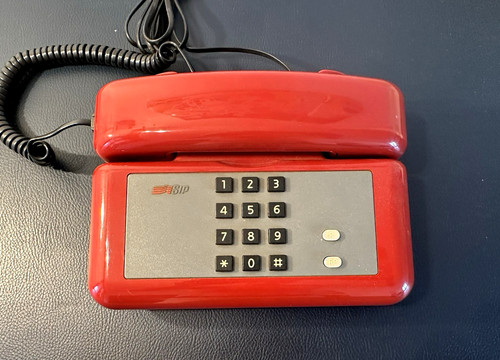 Telefono vintage rosso - telefono,