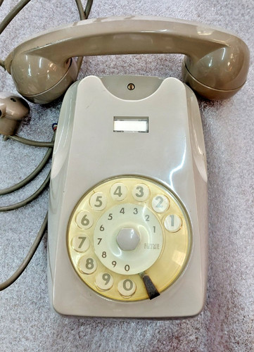 Telefono vintage disco - telefono, a