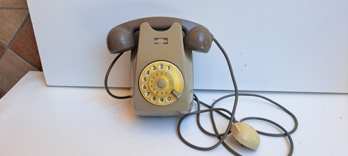 Telefono vintage bigrigio - vintage, s62