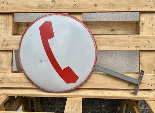 Insegna telefonica vintage sip - insegna,
