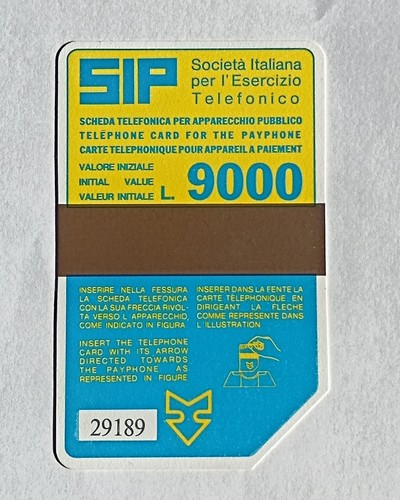 Scheda telefonica sip 000 - , 9.000