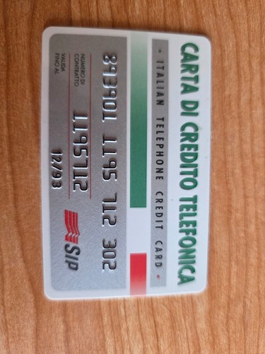 Carta credito telefonica - credito,